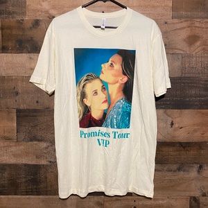 ALY & AJ Promises Tour VIP Concert Tee T-Shirt Size Large
